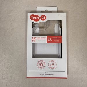 Tech21 Clear Protective Phone Case for 2022 iPhone 6.1" - Clear